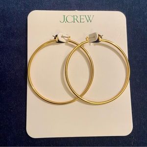✨NWT J. Crew Gold Tone Hoop Earrings